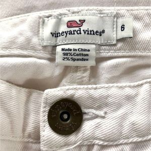 Vineyard vines white pants women 6(S)